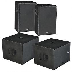 Aktiivkõlarikomplekt Audiofocus EVO 12a ja Audiofocus EVO Sub18a (2x Hi + 2x Sub)